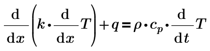 1 dimensional heat eq