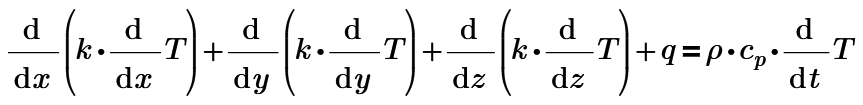 3 dimensional heat eq