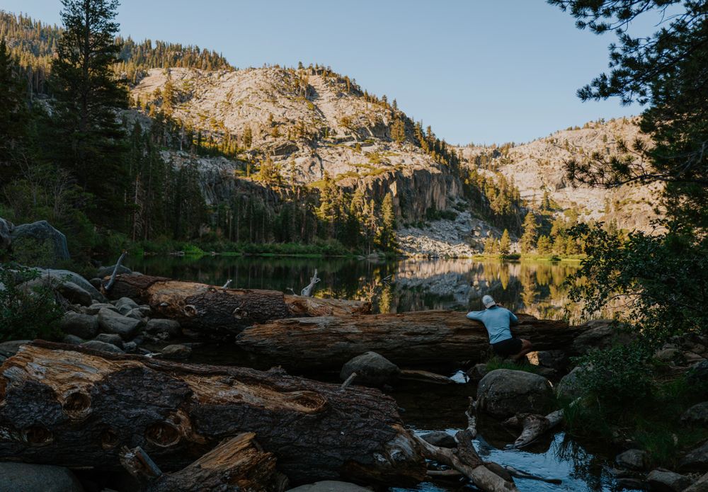 View from Eagle Lake near Lake Tahoe